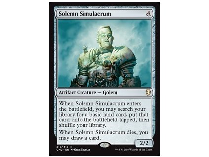 Solemn Simulacrum (Foil NE, Stav Near Mint)
