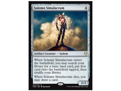 Solemn Simulacrum (Foil NE, Stav Near Mint)
