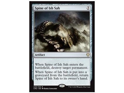 Spine of Ish Sah (Foil NE, Stav Near Mint)