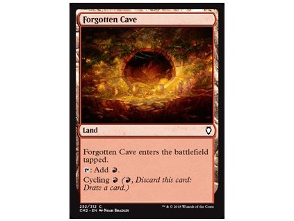 Forgotten Cave (Foil NE, Stav Near Mint)