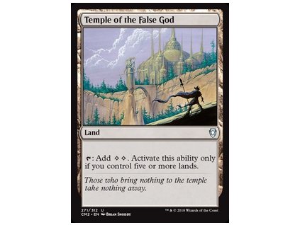 Temple of the False God (Foil NE, Stav Near Mint)