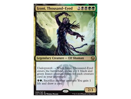 Izoni, Thousand-Eyed - FOIL (Foil NE, Stav Near Mint)