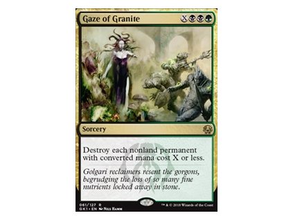 Gaze of Granite (Foil NE, Stav Near Mint)