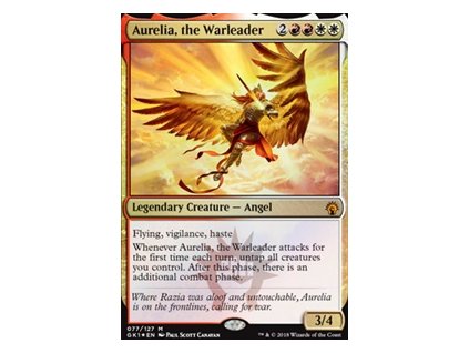 Aurelia, the Warleader - FOIL (Foil NE, Stav Near Mint)