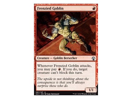 Frenzied Goblin (Foil NE, Stav Near Mint)