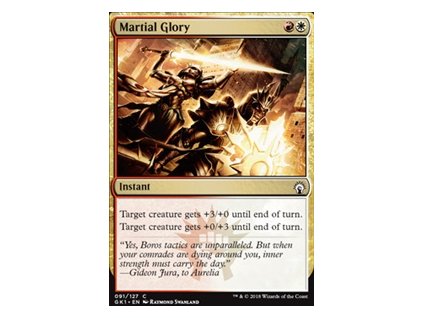 Martial Glory (Foil NE, Stav Near Mint)