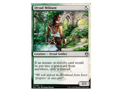 Dryad Militant (Foil NE, Stav Near Mint)