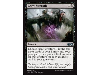Grave Strength (Foil NE, Stav Near Mint)