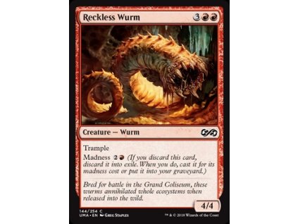 Reckless Wurm (Foil ANO, Stav Near Mint)