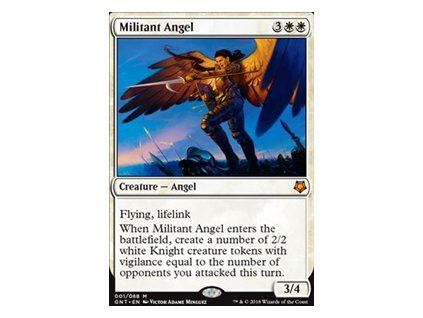 Militant Angel (Foil NE, Stav Near Mint)