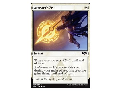 Arrester's Zeal (Foil NE, Stav Near Mint)