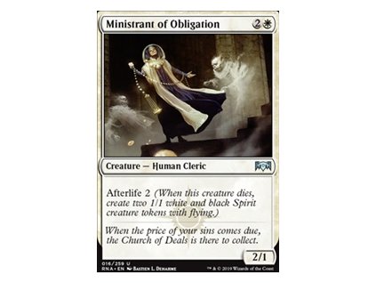 Ministrant of Obligation (Foil NE, Stav Near Mint)