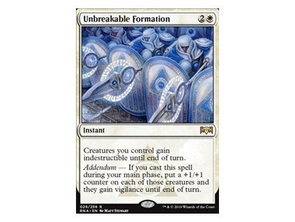 Unbreakable Formation