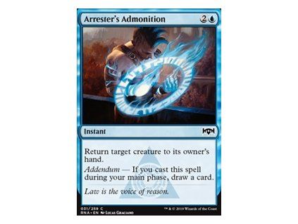 Arrester's Admonition
