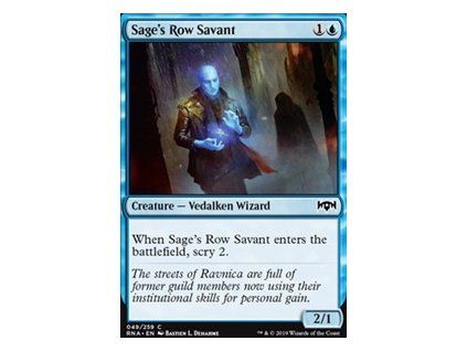Sage's Row Savant