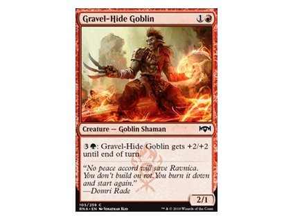 Gravel-Hide Goblin (Foil ANO, Stav Near Mint)