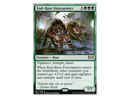 End-Raze Forerunners (Foil ANO, Stav Near Mint)