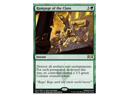 Rampage of the Clans (Foil NE, Stav Near Mint)