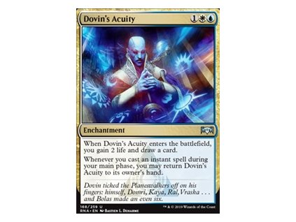 Dovin's Acuity (Foil NE, Stav Near Mint)
