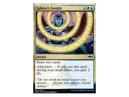 Sphinx's Insight (Foil ANO, Stav Near Mint)
