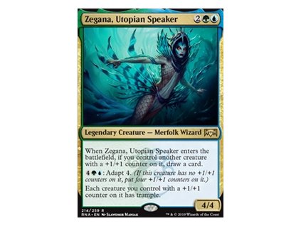 Zegana, Utopian Speaker (Foil NE, Stav Near Mint)