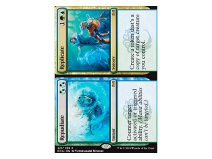 Repudiate // Replicate (Foil NE, Stav Near Mint)