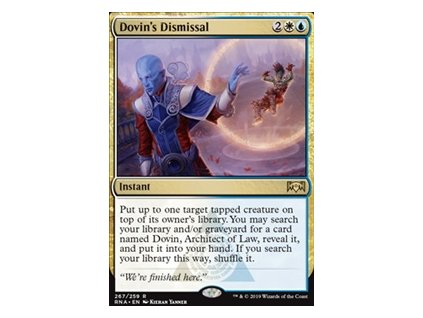 Dovin's Dismissal (Foil NE, Stav Near Mint)