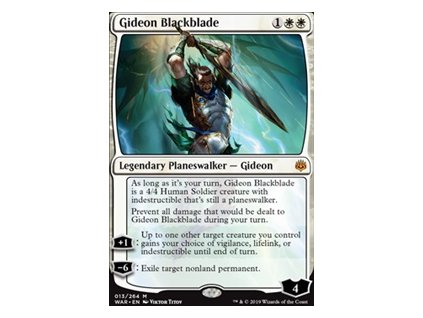 Gideon Blackblade (Foil NE, Stav Near Mint)