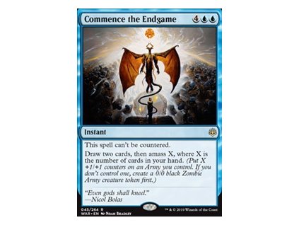Commence the Endgame - NON ENG JAP (Foil NE, Stav Near Mint)