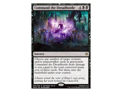 Command the Dreadhorde (Foil NE, Stav Near Mint)