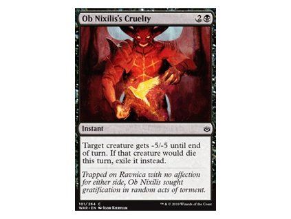 Ob Nixilis's Cruelty