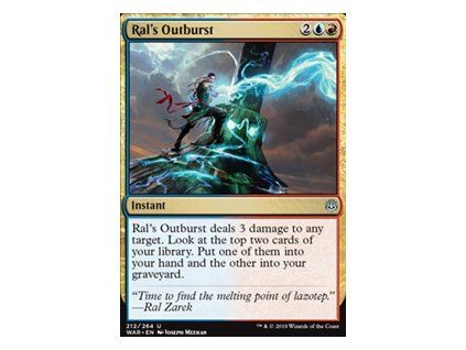 Ral's Outburst