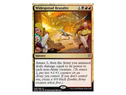 Widespread Brutality - NON ENG JAP (Foil NE, Stav Near Mint)