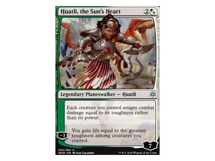 Huatli, the Sun's Heart - NON ENG JAP (Foil NE, Stav Near Mint)