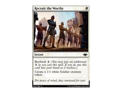 Recruit the Worthy