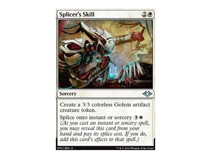 Splicer's Skill