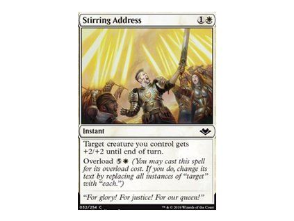 Stirring Address