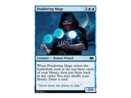 Pondering Mage (Foil ANO, Stav Near Mint)