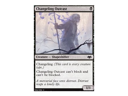 Changeling Outcast (Foil NE, Stav Near Mint)