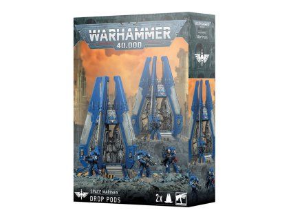 Warhammer 40,000 — Space Marines Drop Pods