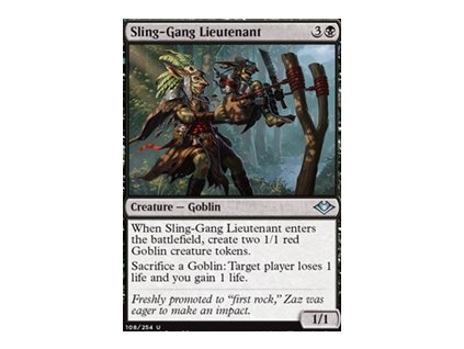 Sling-Gang Lieutenant (Foil NE, Stav Near Mint)
