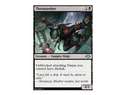 Throatseeker (Foil NE, Stav Near Mint)