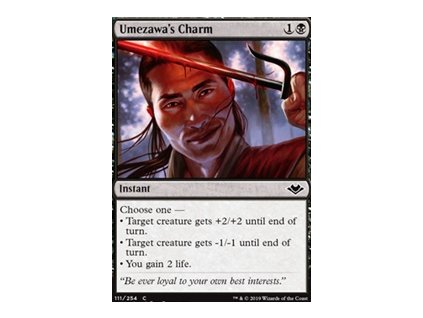 Umezawa's Charm (Foil NE, Stav Near Mint)