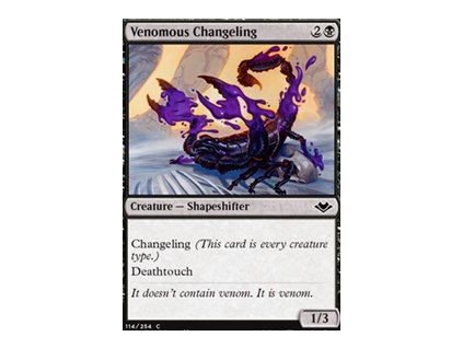 Venomous Changeling (Foil ANO, Stav Near Mint)