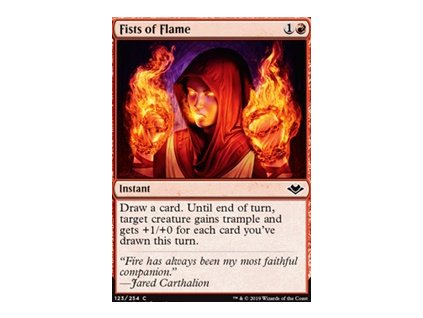 Fists of Flame (Foil NE, Stav Near Mint)