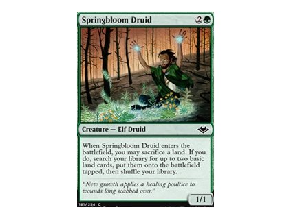 Springbloom Druid (Foil NE, Stav Near Mint)