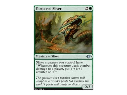 Tempered Sliver (Foil NE, Stav Near Mint)