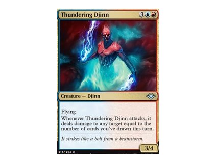 Thundering Djinn (Foil NE, Stav Near Mint)