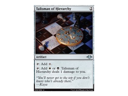 Talisman of Hierarchy (Foil NE, Stav Near Mint)