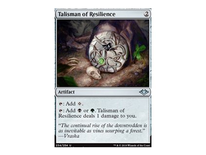 Talisman of Resilience (Foil ANO, Stav Near Mint)